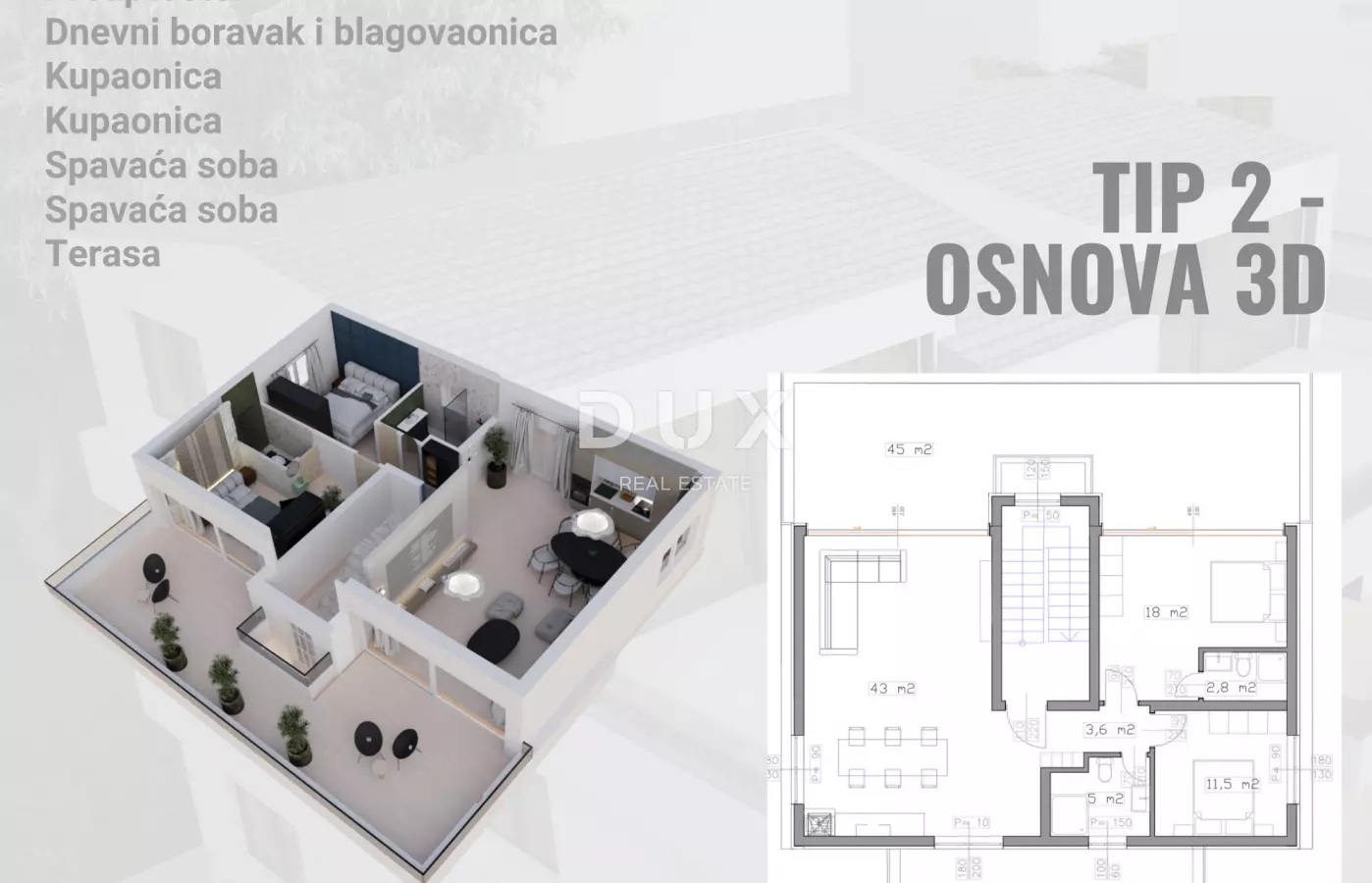 2-bedroom Apartment In Pag, Croatia (93 M²)
