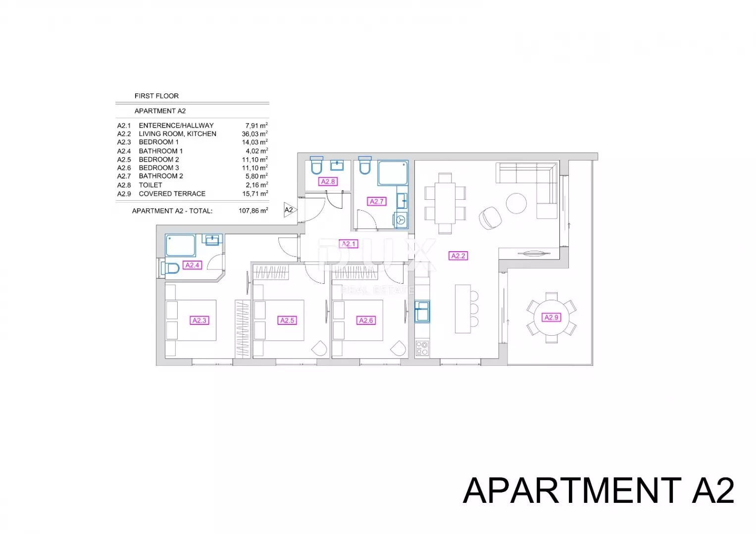 3-bedroom Apartment In Vrbnik, Croatia (108 M²)
