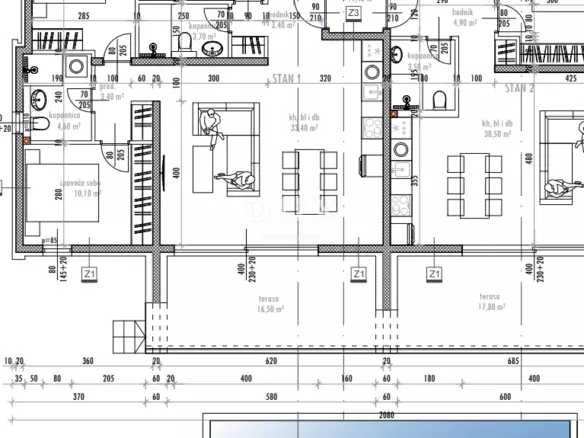 3-bedroom Apartment In Sukošan, Croatia (100,43 M²)