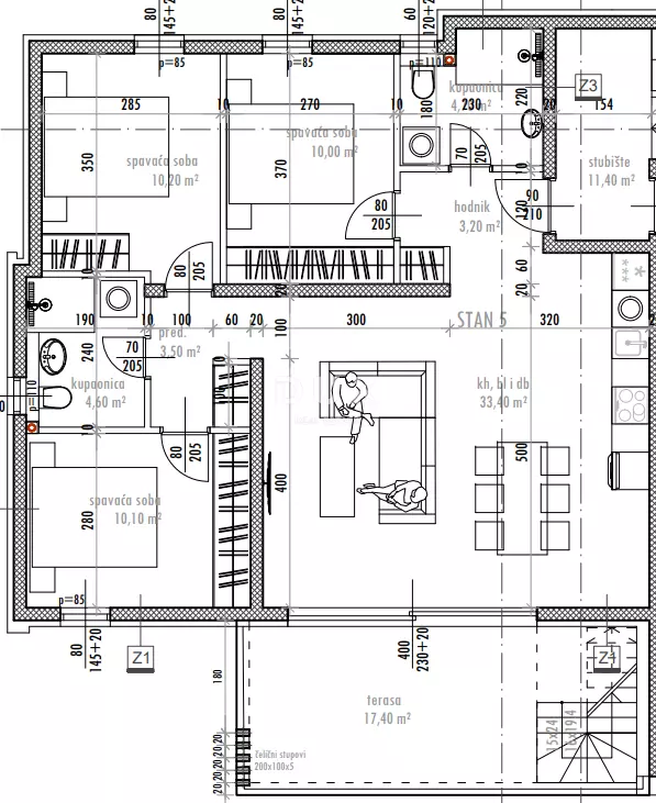 3-bedroom Apartment In Sukošan, Croatia (179,78 M²)