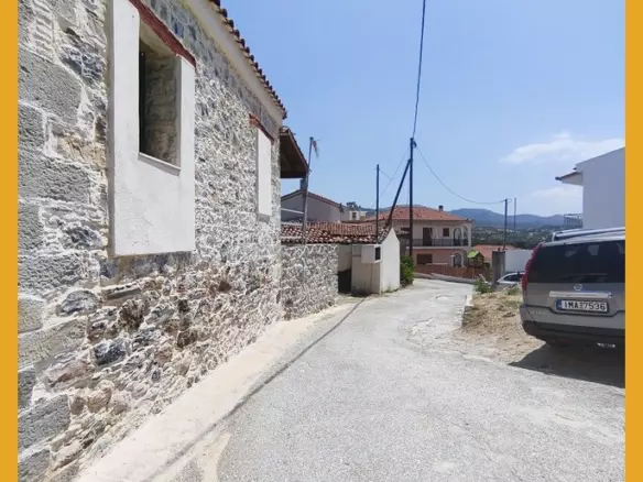 Detached Stone Built Property In Greece ,orio Avlonari (municipality Of Kymi)