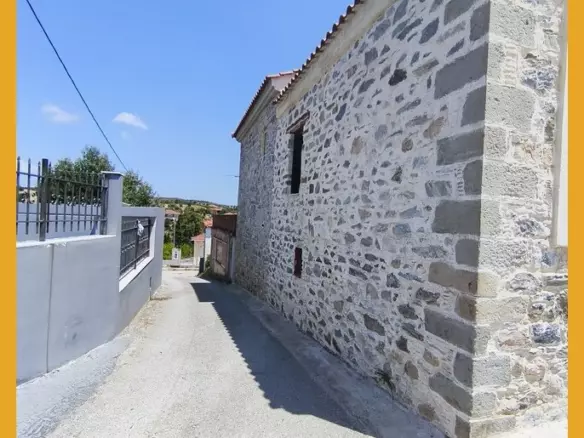 Detached Stone Built Property In Greece ,orio Avlonari (municipality Of Kymi)