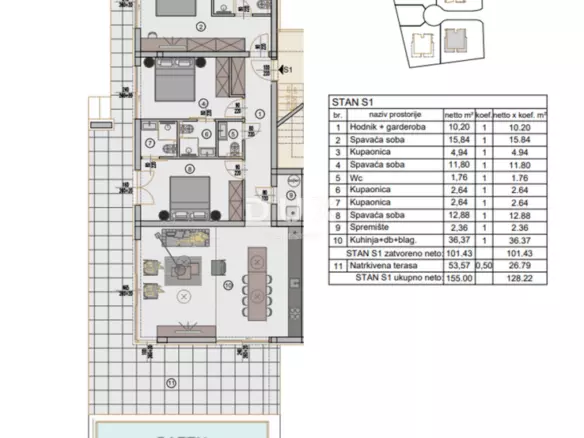 3-bedroom Apartment In Rovinj, Croatia (128,22 M²)