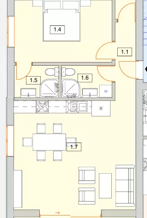 2-bedroom Apartment In Vodice, Croatia (84,85 M²)