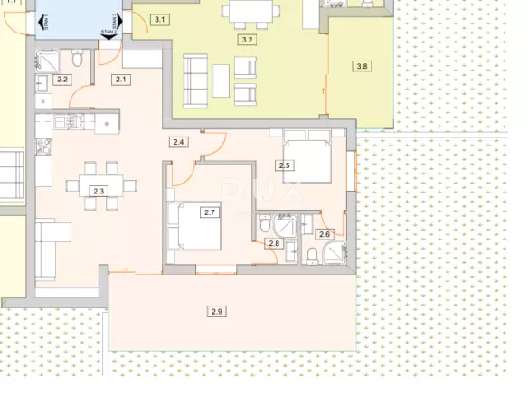 2-bedroom Apartment In Vodice, Croatia (83,72 M²)