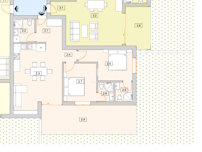 2-bedroom Apartment In Vodice, Croatia (83,72 M²)