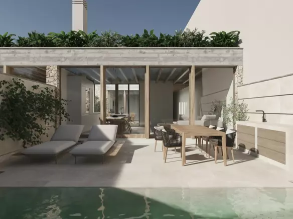3-bedroom Town House In Palma De Mallorca, Spain (125 M²)