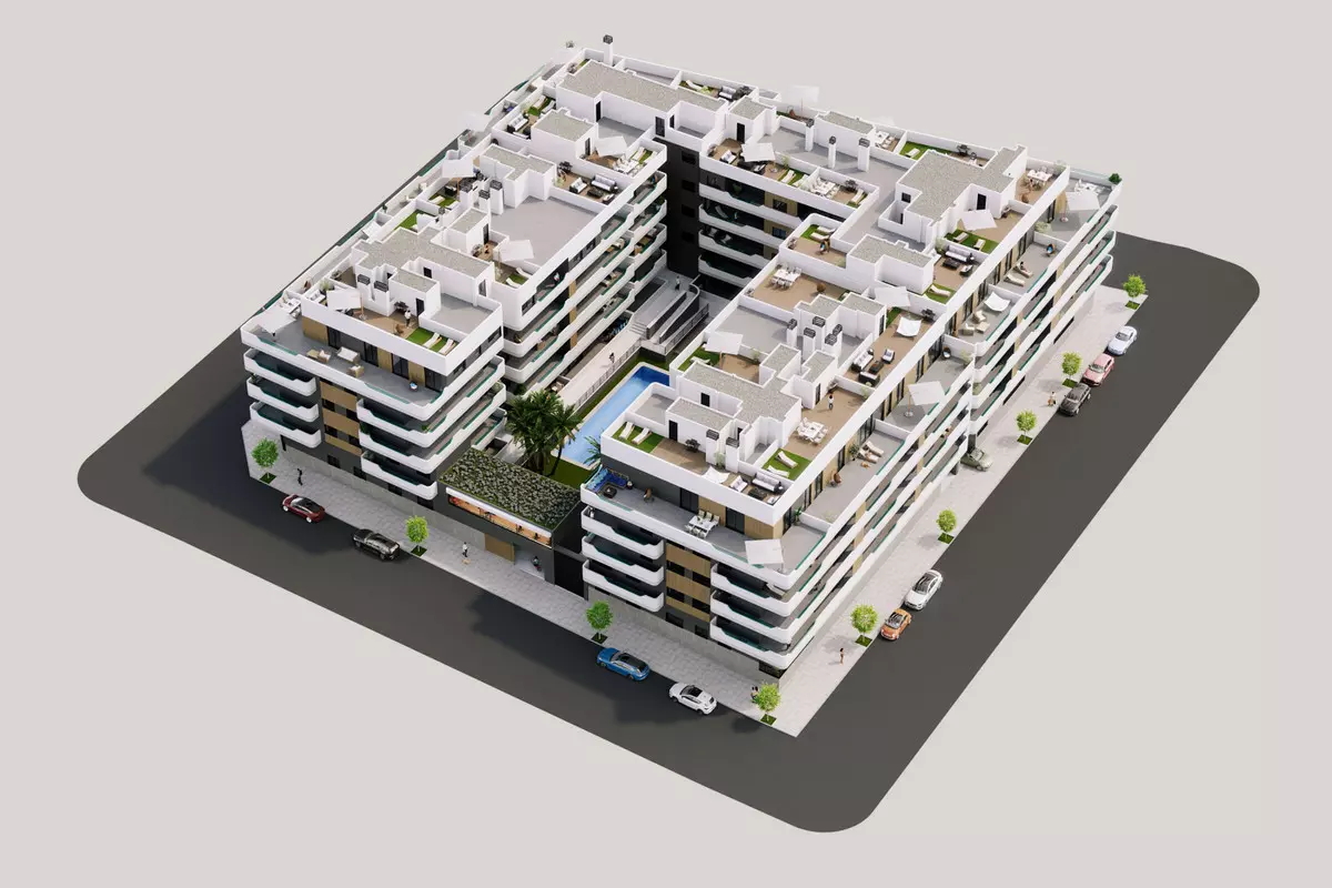 2-bedroom Apartment In Santa Pola, Spain (87 M²)