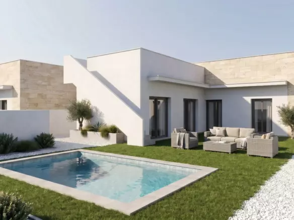 3-bedroom Villa In Mazarron, Spain (85 M²)