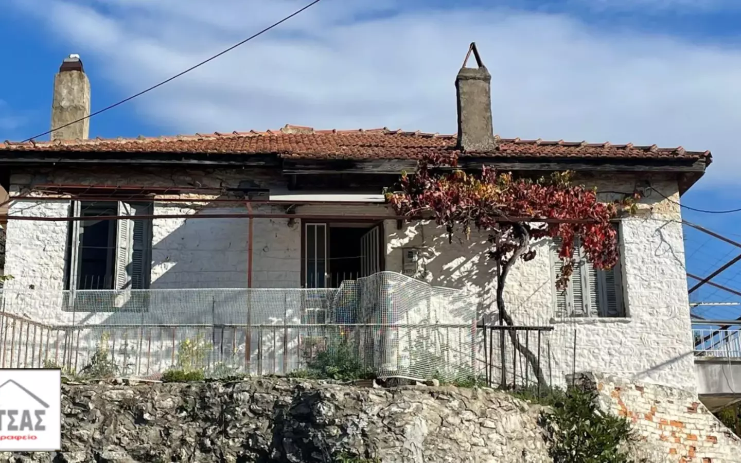 Traditional Stone-built Corner House With Mountain Views For Renovation In Thermo – Greece