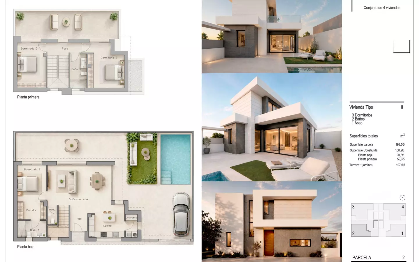 3-bedroom Villa In Pilar De La Horadada, Spain (150 M²)