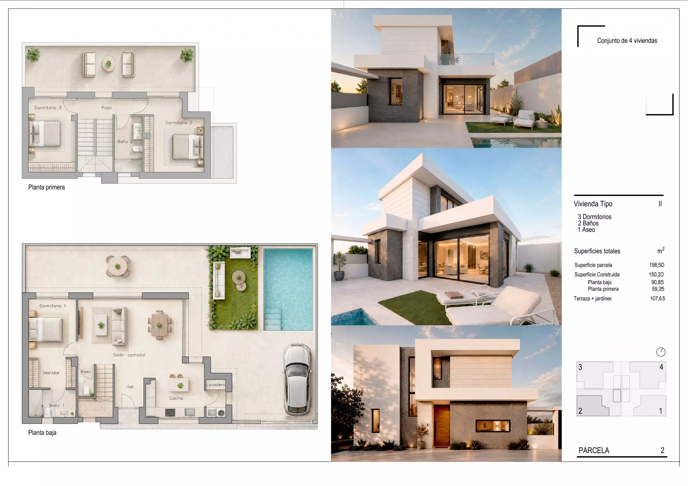 3-bedroom Villa In Pilar De La Horadada, Spain (150 M²)