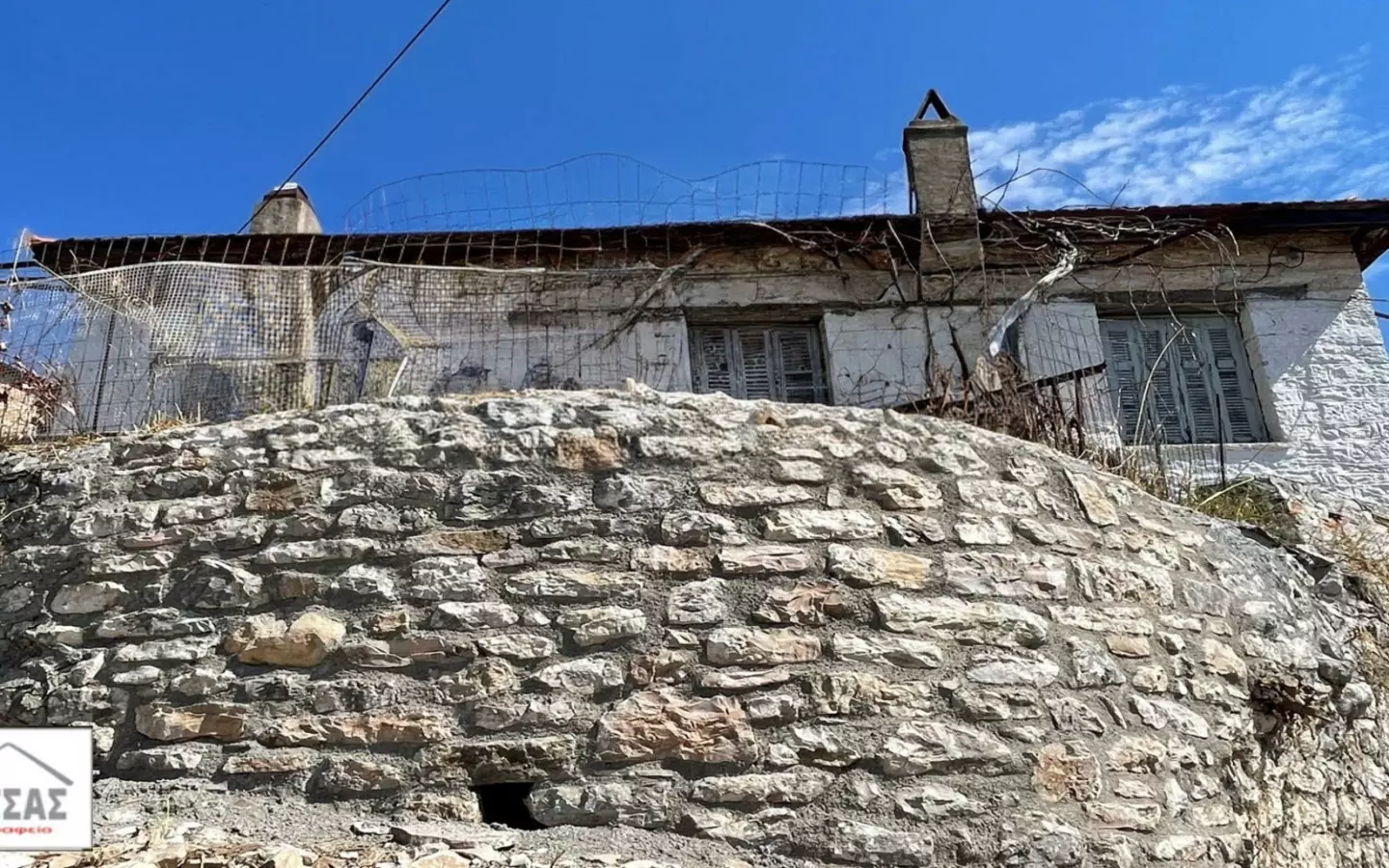 Traditional Stone-built Corner House With Mountain Views For Renovation In Thermo – Greece