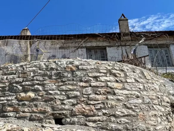 Traditional Stone-built Corner House With Mountain Views For Renovation In Thermo – Greece