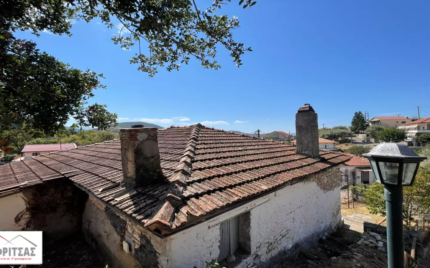 Traditional Stone-built Corner House With Mountain Views For Renovation In Thermo – Greece