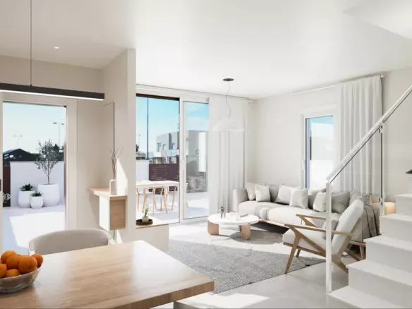 3-bedroom Town House In Pilar De La Horadada, Spain (101 M²)