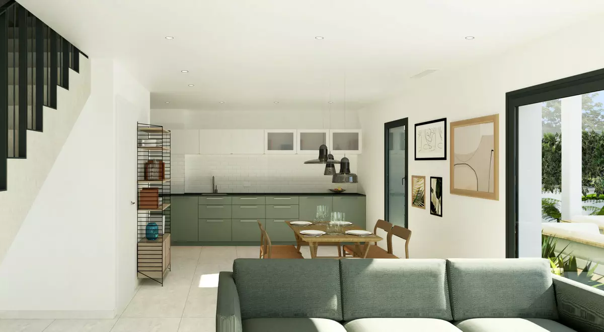 3-bedroom Town House In Santa Pola, Spain (88 M²)