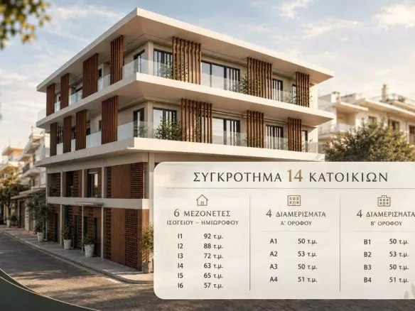2-bedroom Maisonette In Peristeri, Greece (72 M²)