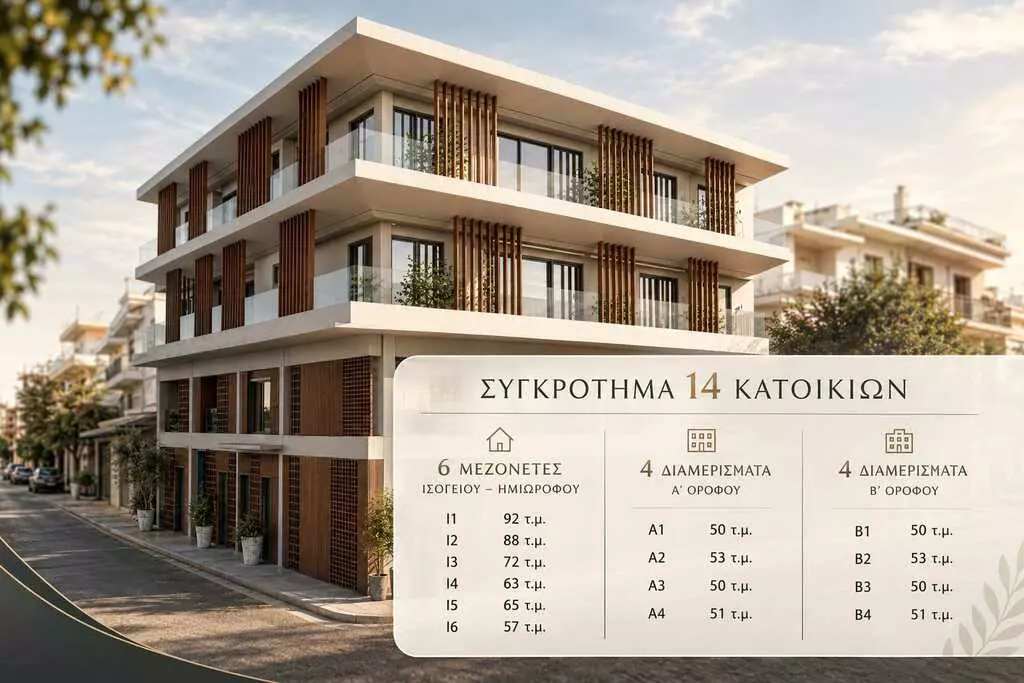 2-bedroom Maisonette In Peristeri, Greece (72 M²)