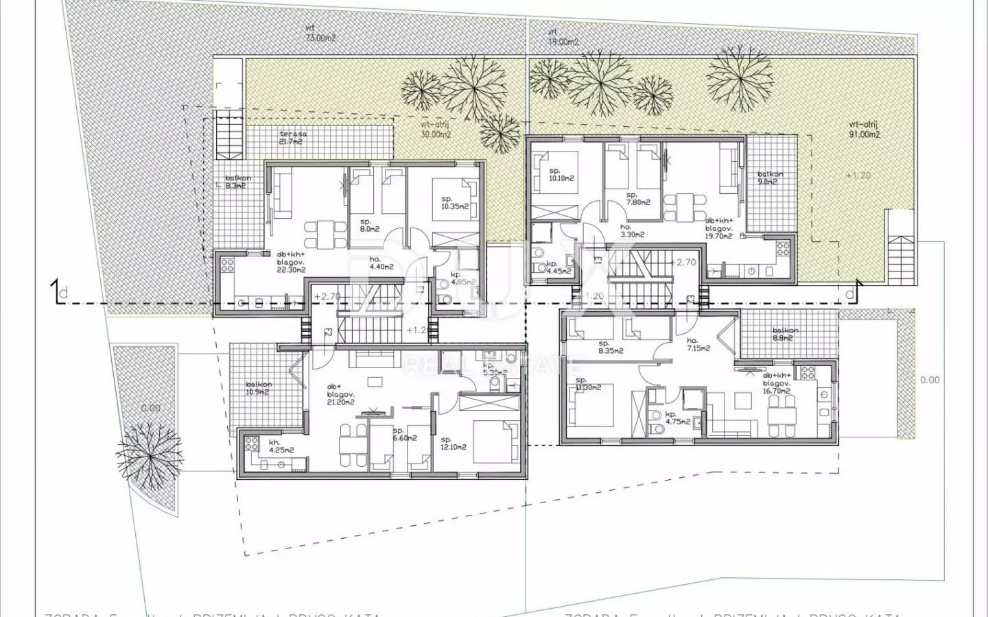2-bedroom Apartment In Umag, Croatia (66,55 M²)