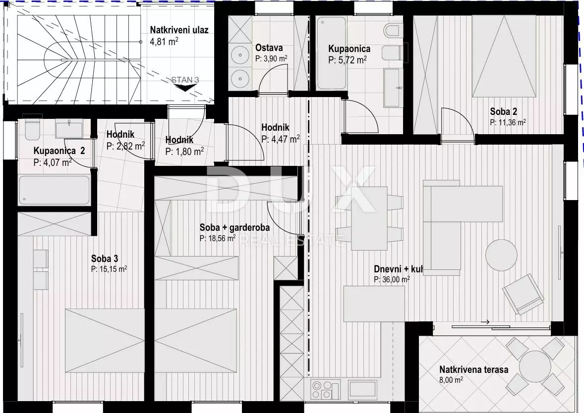 3-bedroom Apartment In Cres, Croatia (132,55 M²)