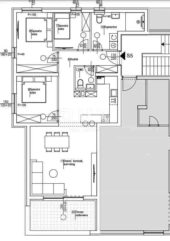 3-bedroom Apartment In Vodice, Croatia (96,61 M²)