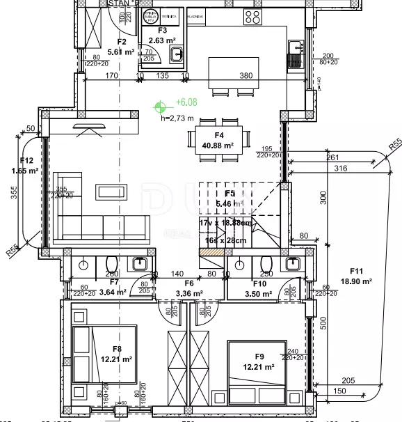 3-bedroom Apartment In Rovinj, Croatia (159 M²)
