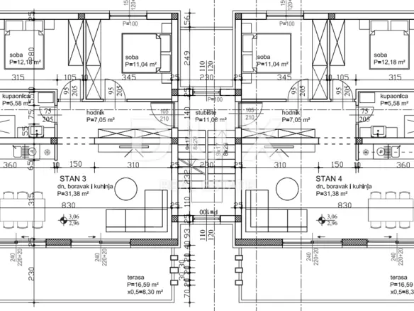 2-bedroom Apartment In Sukošan, Croatia (78,03 M²)