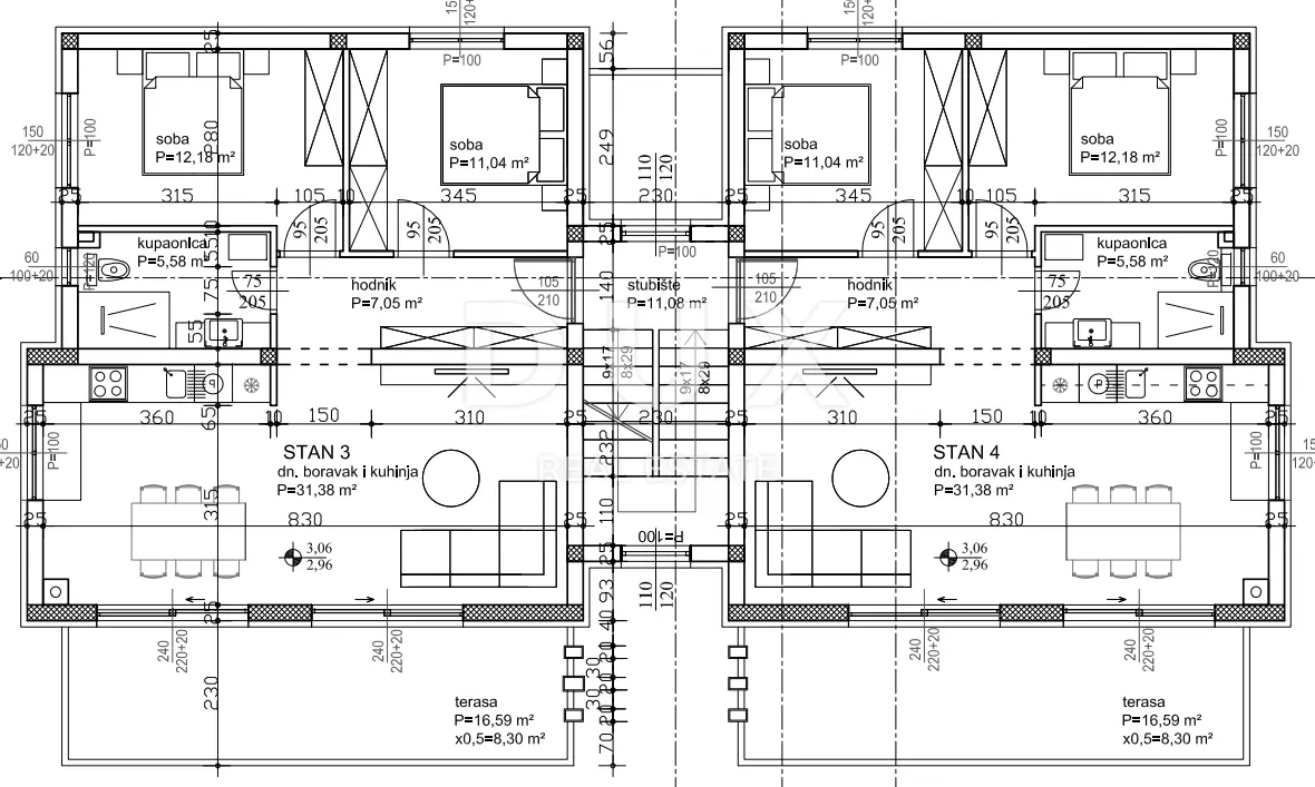 2-bedroom Apartment In Sukošan, Croatia (78,03 M²)
