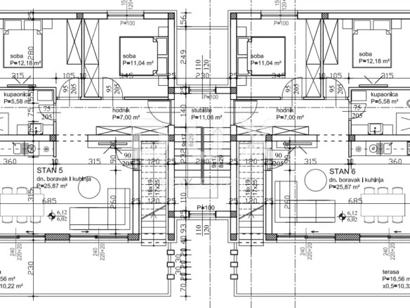 2-bedroom Apartment In Sukošan, Croatia (91,69 M²)