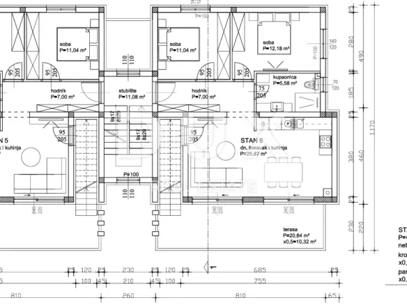 2-bedroom Apartment In Sukošan, Croatia (92,17 M²)