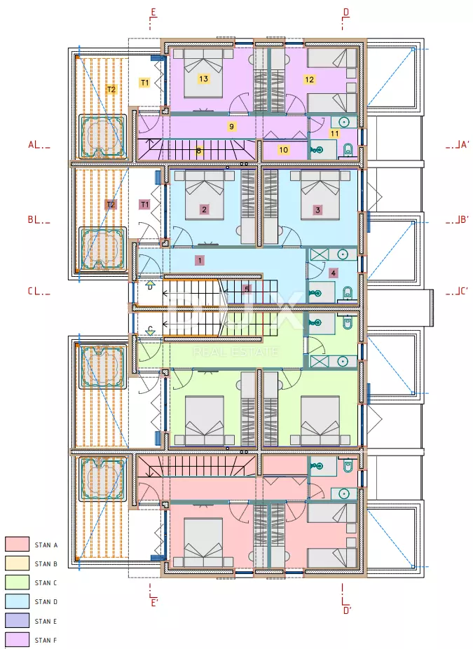 3-bedroom Apartment In Privlaka, Croatia (105,23 M²)