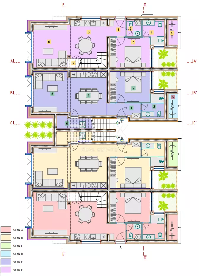 3-bedroom Apartment In Privlaka, Croatia (105,23 M²)