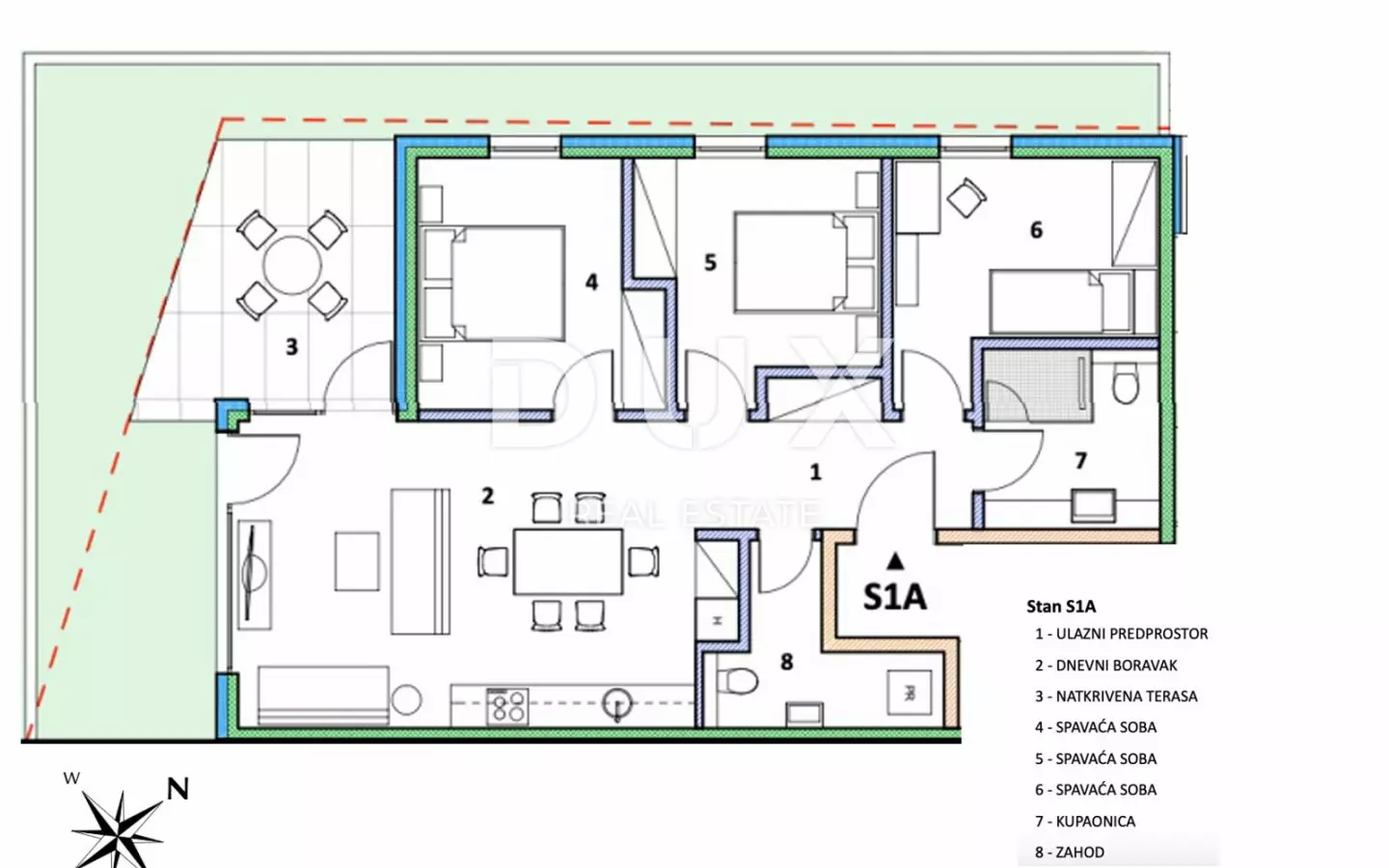 3-bedroom Apartment In Umag, Croatia (82,05 M²)