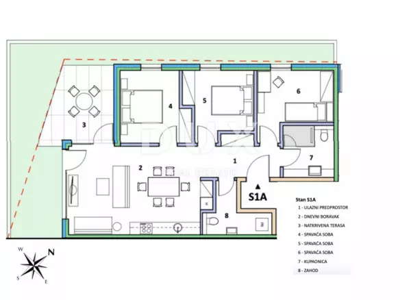 3-bedroom Apartment In Umag, Croatia (82,05 M²)