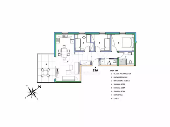 3-bedroom Apartment In Umag, Croatia (79,5 M²)
