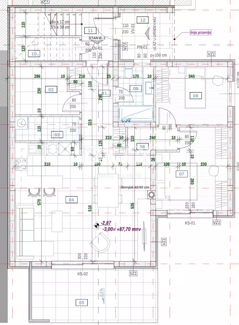 2-bedroom Apartment In Omišalj, Croatia (89,97 M²)