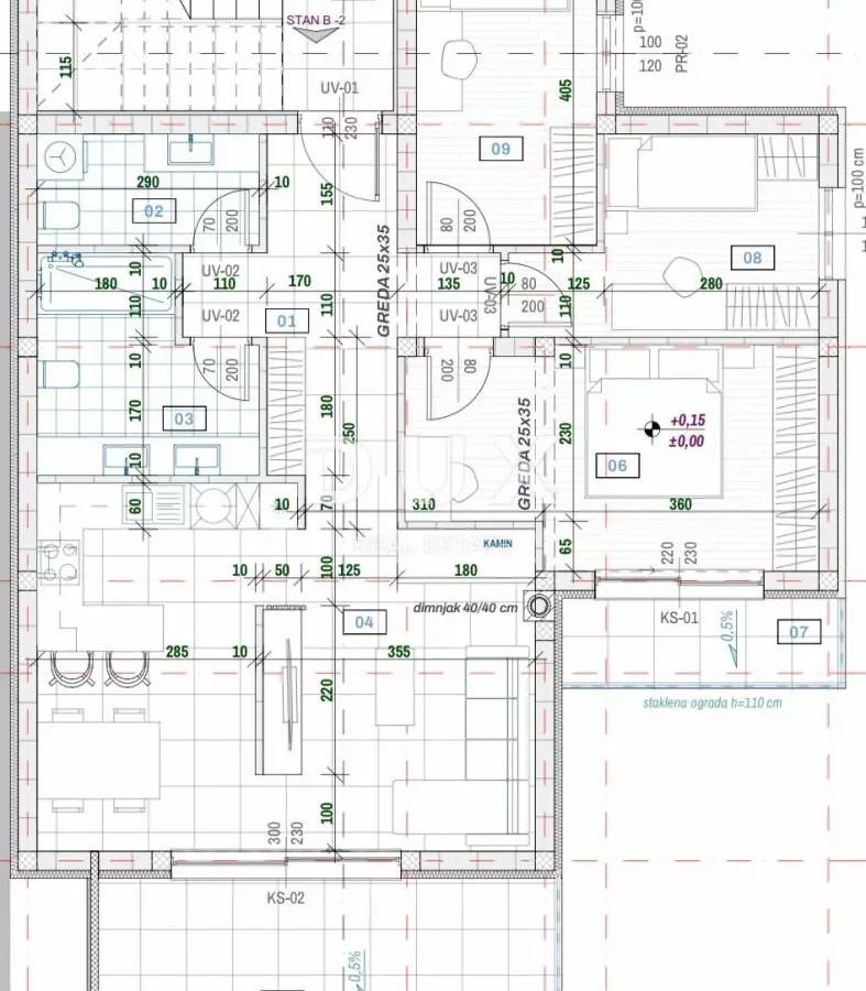 2-bedroom Apartment In Omišalj, Croatia (94,51 M²)
