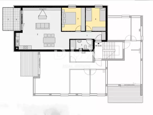 2-bedroom Apartment In Mandre, Croatia (82 M²)