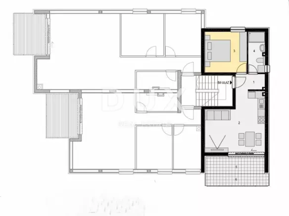 1-bedroom Apartment In Mandre, Croatia (49 M²)