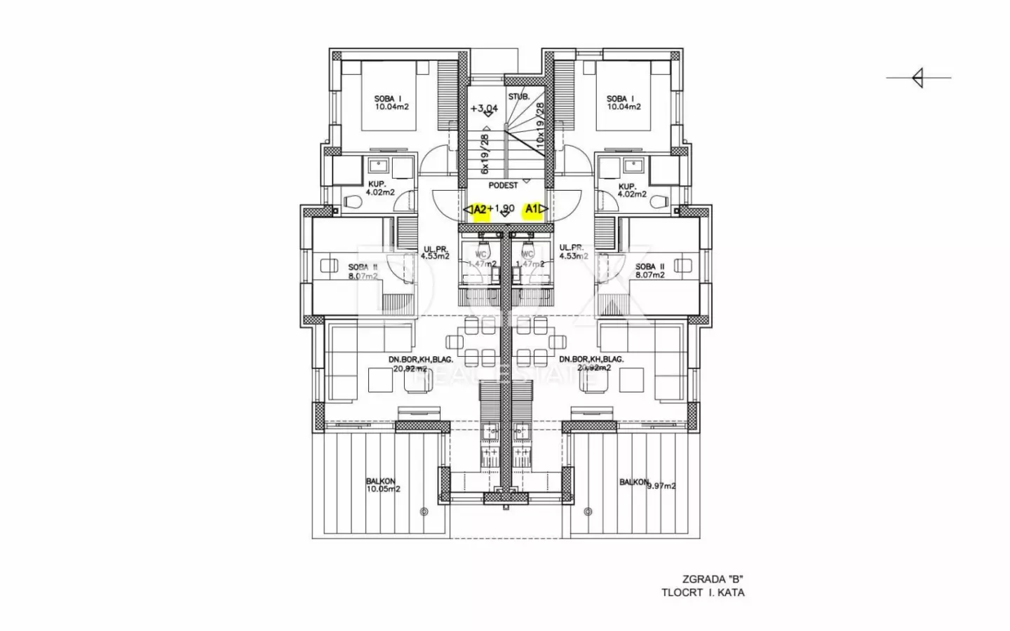 2-bedroom Apartment In Lun, Croatia (66 M²)