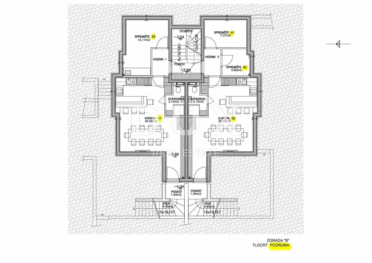1750846592_tlocrt-podrum-481ccf 2-bedroom Apartment In Lun, Croatia (66 M²)