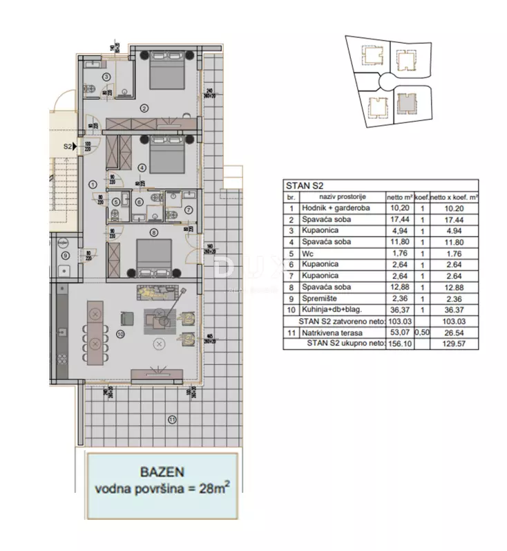 3-bedroom Apartment In Rovinj, Croatia (129,57 M²)