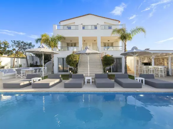Exceptional 6-bedroom Luxury Villa With Heated Pool And Sea Views Near Kokkini Hani, Heraklion