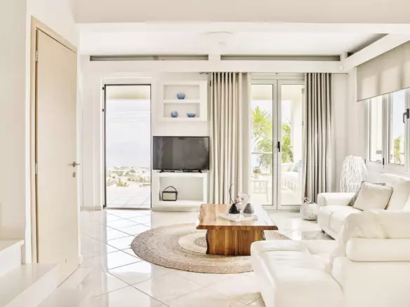 Exceptional 6-bedroom Luxury Villa With Heated Pool And Sea Views Near Kokkini Hani, Heraklion