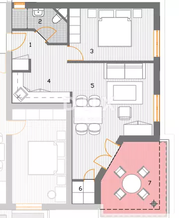 1-bedroom Apartment In Primošten Burnji, Croatia (62,68 M²)