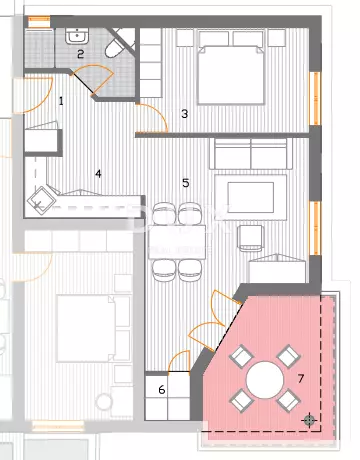 1-bedroom Apartment In Primošten Burnji, Croatia (62,68 M²)