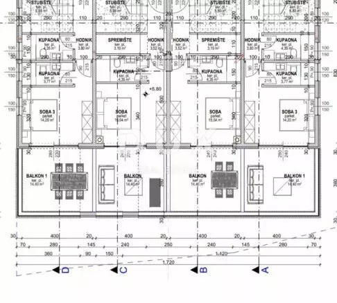 3-bedroom Apartment In Povljana, Croatia (122,39 M²)