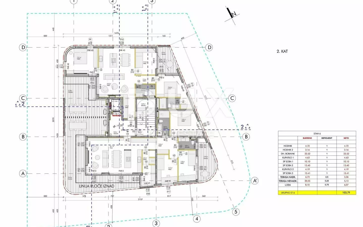 3-bedroom Apartment In Umag, Croatia (103,79 M²)