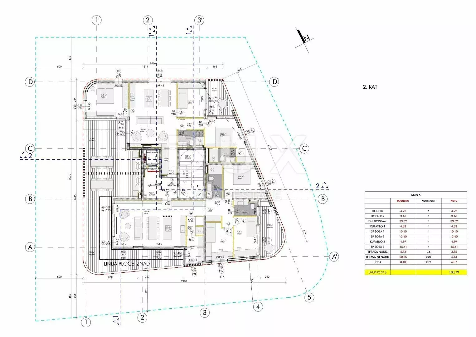 3-bedroom Apartment In Umag, Croatia (103,79 M²)